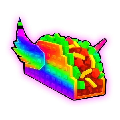 Rainbow Taco Lucky Block
