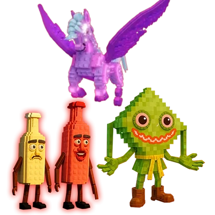 Celestial Pegasus + Ketupat Kepat + Ketchuru and Musturu Bundle