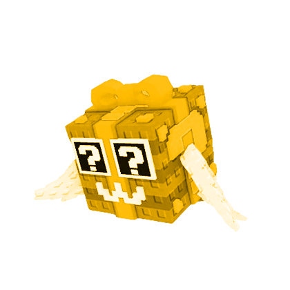 Gold Festive Lucky Block