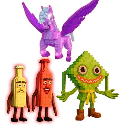 Celestial Pegasus + Ketupat Kepat + Ketchuru and Musturu Bundle
